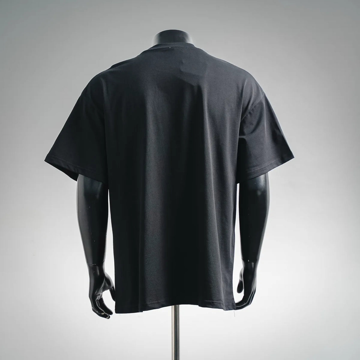 Black LOEWE short-sleeve T-shirt with plain back