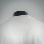 White T-shirt collar and upper back, plain