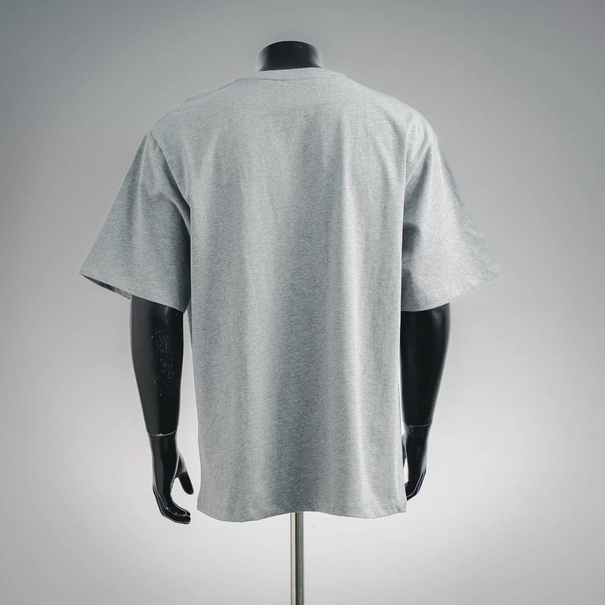 LOEWE short-sleeve T-shirt, heather gray, plain back view
