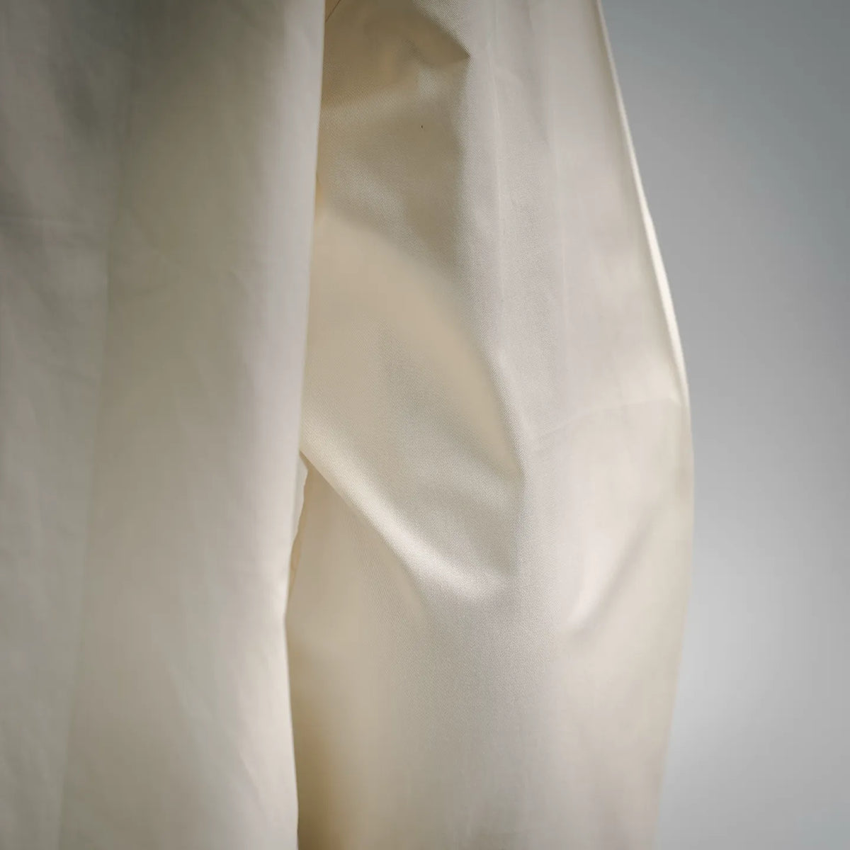 LOEWE off-white button-up shirt side panel with stitched fold