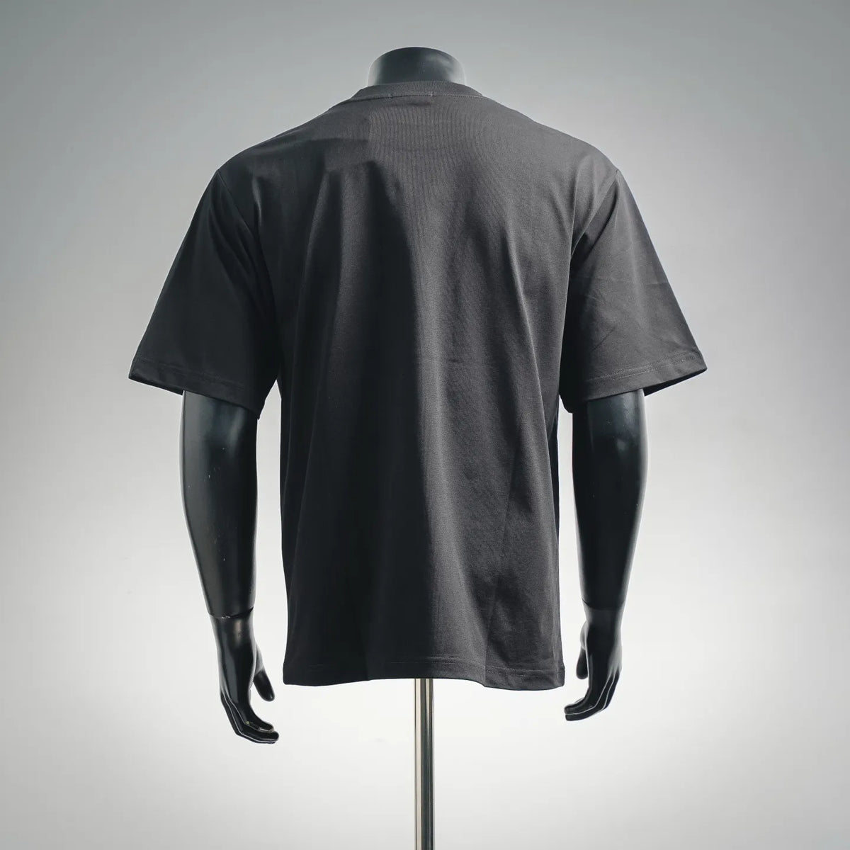 LOEWE short-sleeve crewneck T-shirt, dark gray, back view