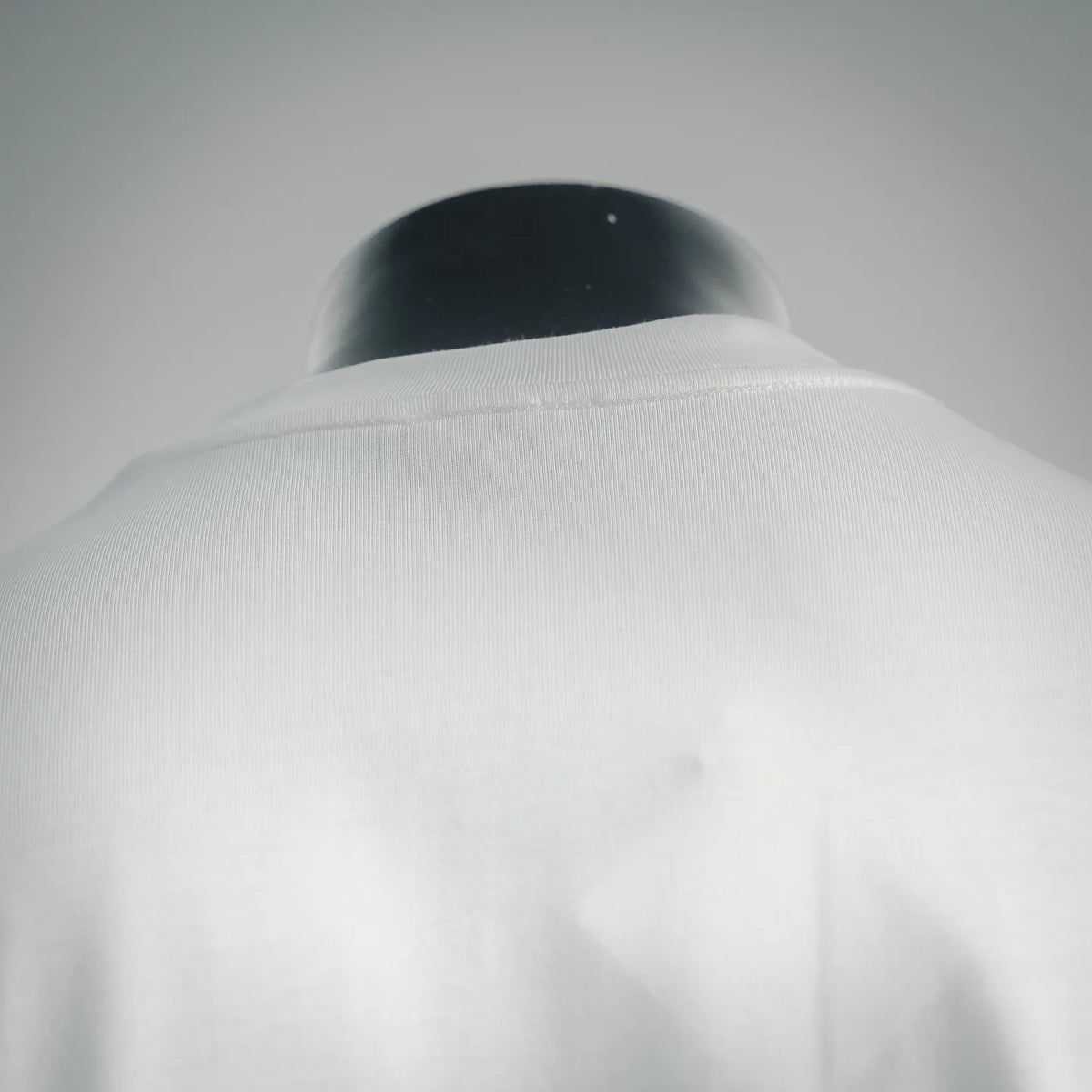 White LOEWE T-shirt back neckline
