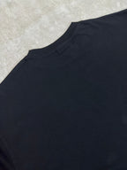 Balenciaga black crewneck T-shirt neckline and upper back