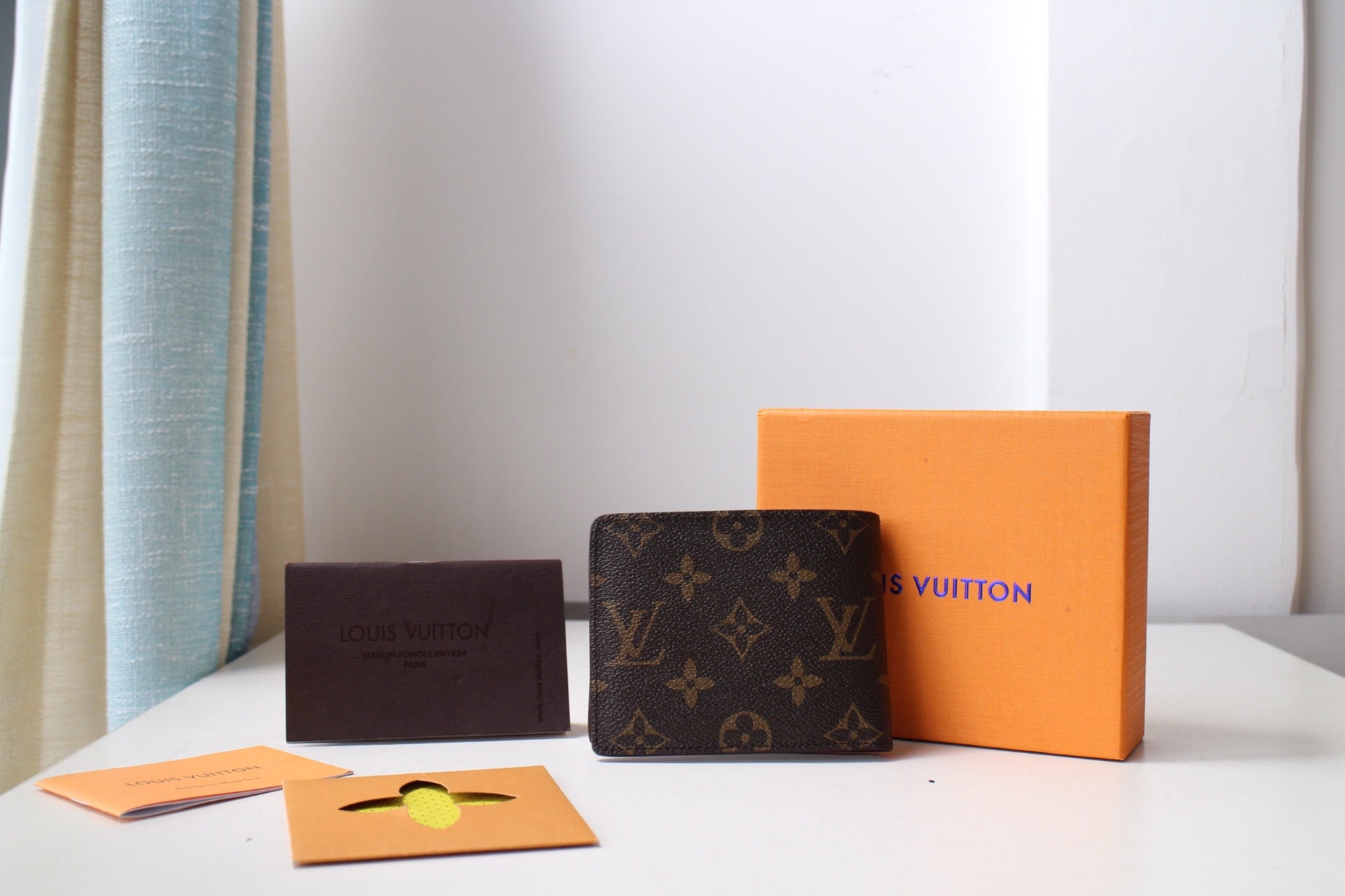 Louis Vuitton monogram small bag, dark brown canvas with short handles