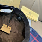 Baseball cap interior with woven brand label on dark fabric lining