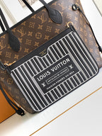 Louis Vuitton monogram crossbody bag with barcode panel and black leather details