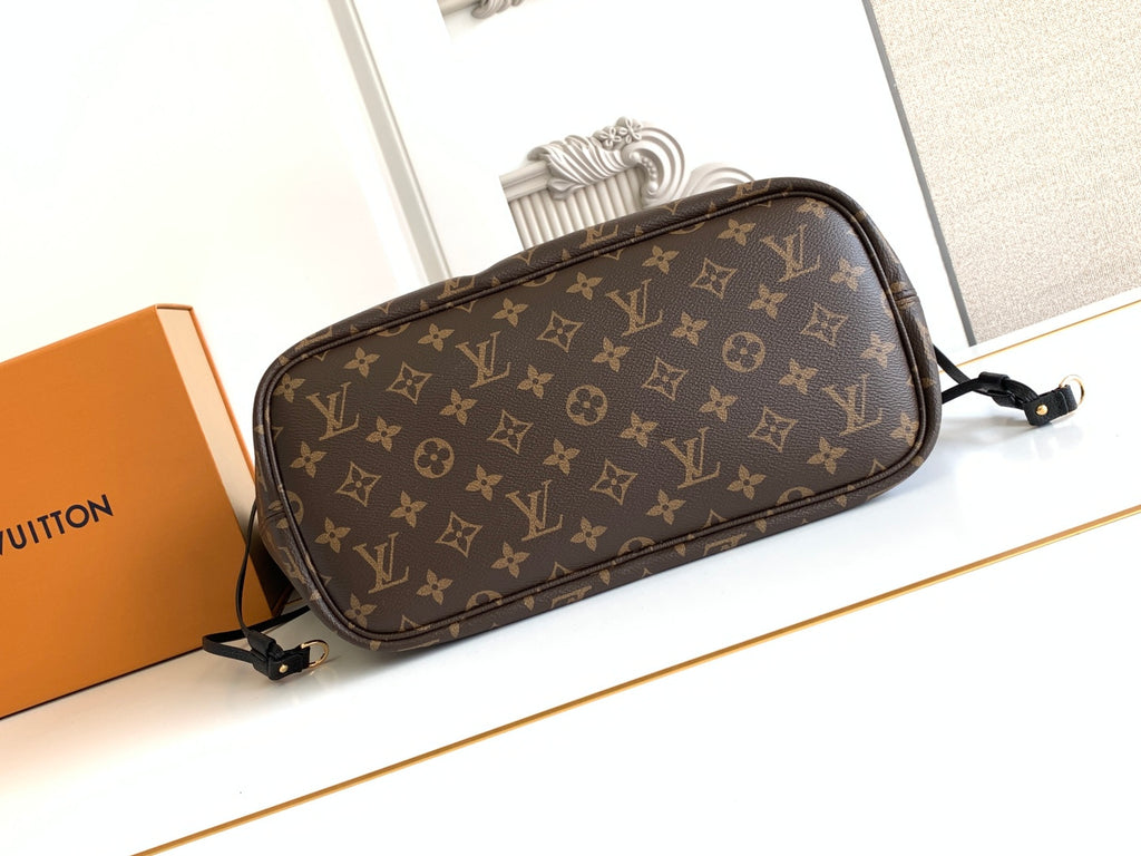 Louis Vuitton monogram crossbody bag with adjustable strap and curved zip top