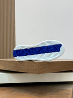 Burberry sneakers outsole with blue tread and white shell