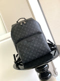 Louis Vuitton monogram backpack with top handle and two front straps