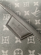 Louis Vuitton monogram bag interior leather patch embossed Louis Vuitton Paris