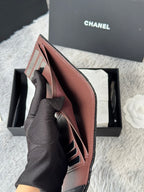 Small bag front with CHANEL logo, smooth pink leather flap