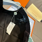 Louis Vuitton cap black interior fabric with white label and hanging tags