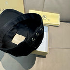 Black baseball cap interior view with adjustable strap and metal eyelets