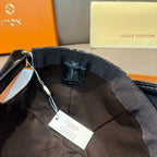 Louis Vuitton baseball cap interior with fabric lining and adjustable strap