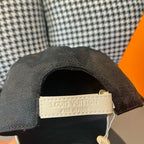 Baseball cap with Louis Vuitton 'Made in Paris' label on inner band