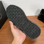 Prada unisex sneaker outsole in black with geometric tread pattern