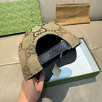 Gucci baseball cap interior with adjustable strap and Gucci-branded patch