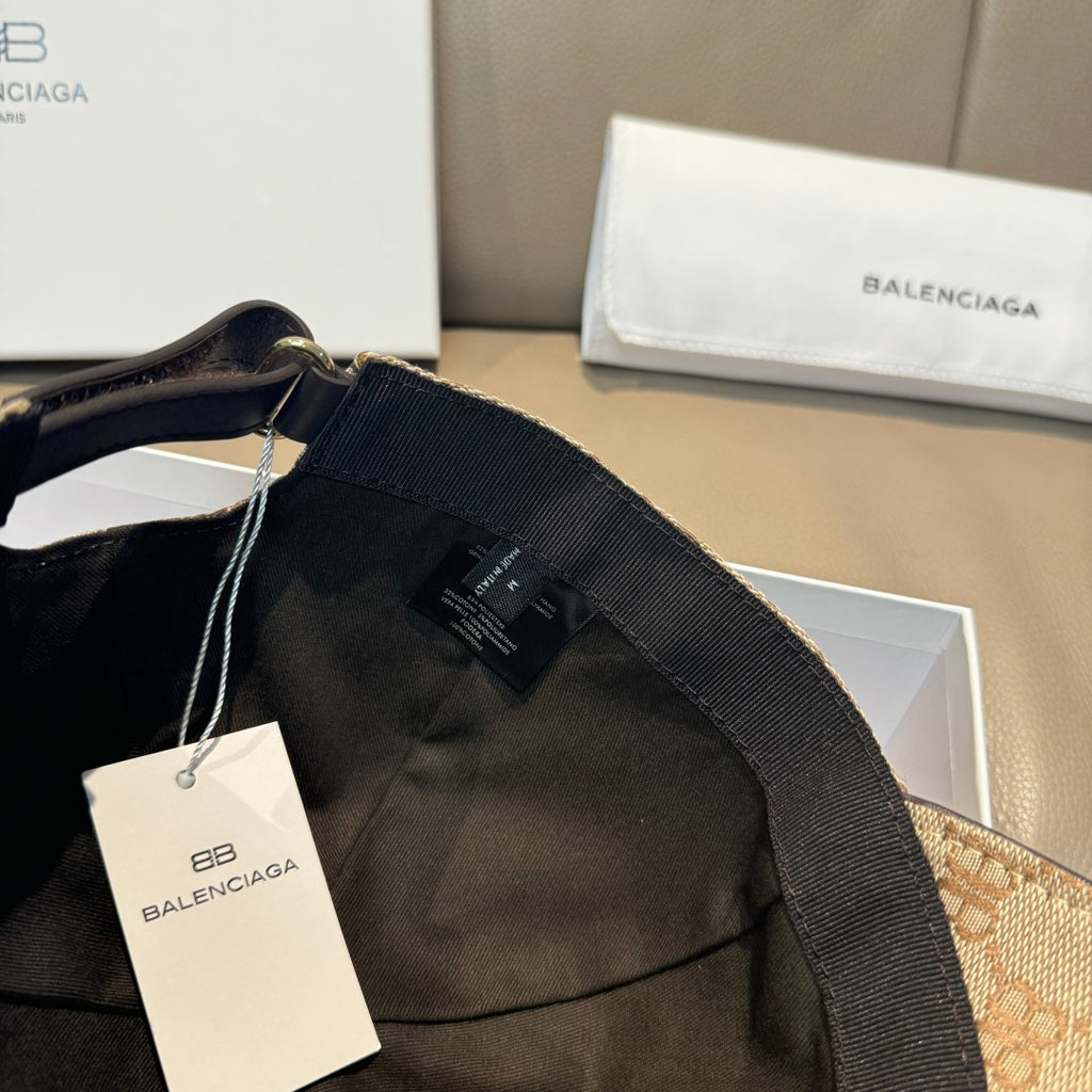 Baseball cap interior with neck strap and fabric label, dark color lining