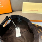 Louis Vuitton cap interior with adjustable strap and fabric label