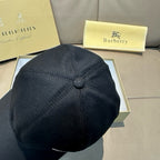 Dark baseball cap top view with button crown and stitched panels