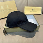 Dark baseball cap front with curved brim and side stitching detail