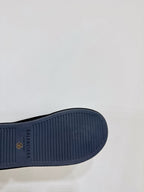 Dark blue rubber outsole with Balenciaga logo and grip tread
