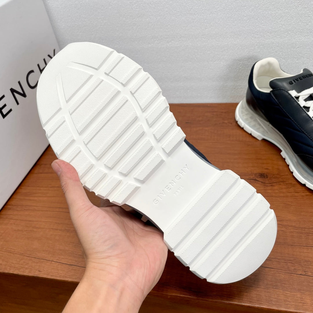 Givenchy sneaker outsole bottom in white with geometric tread pattern