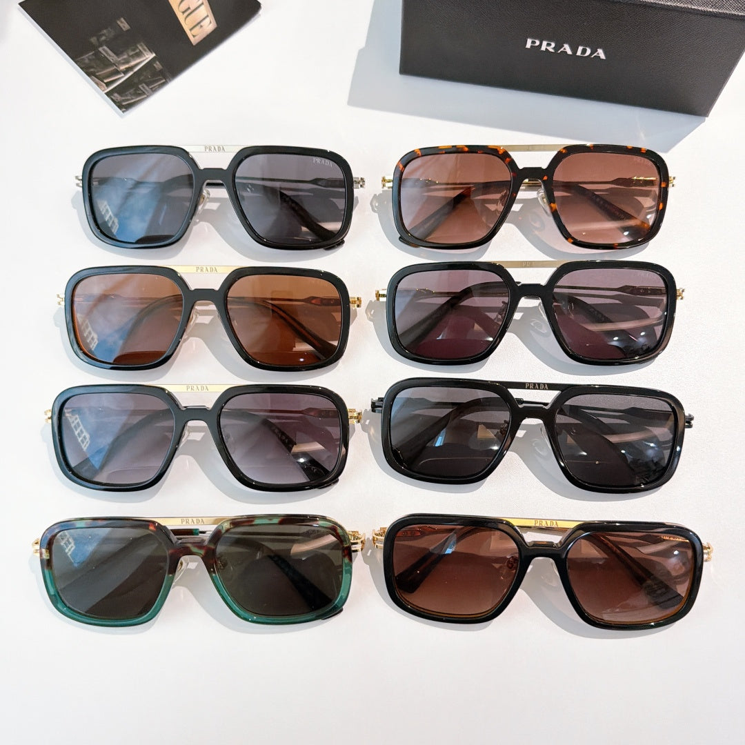 Prada sunglasses assortment with multiple frames and tinted lenses