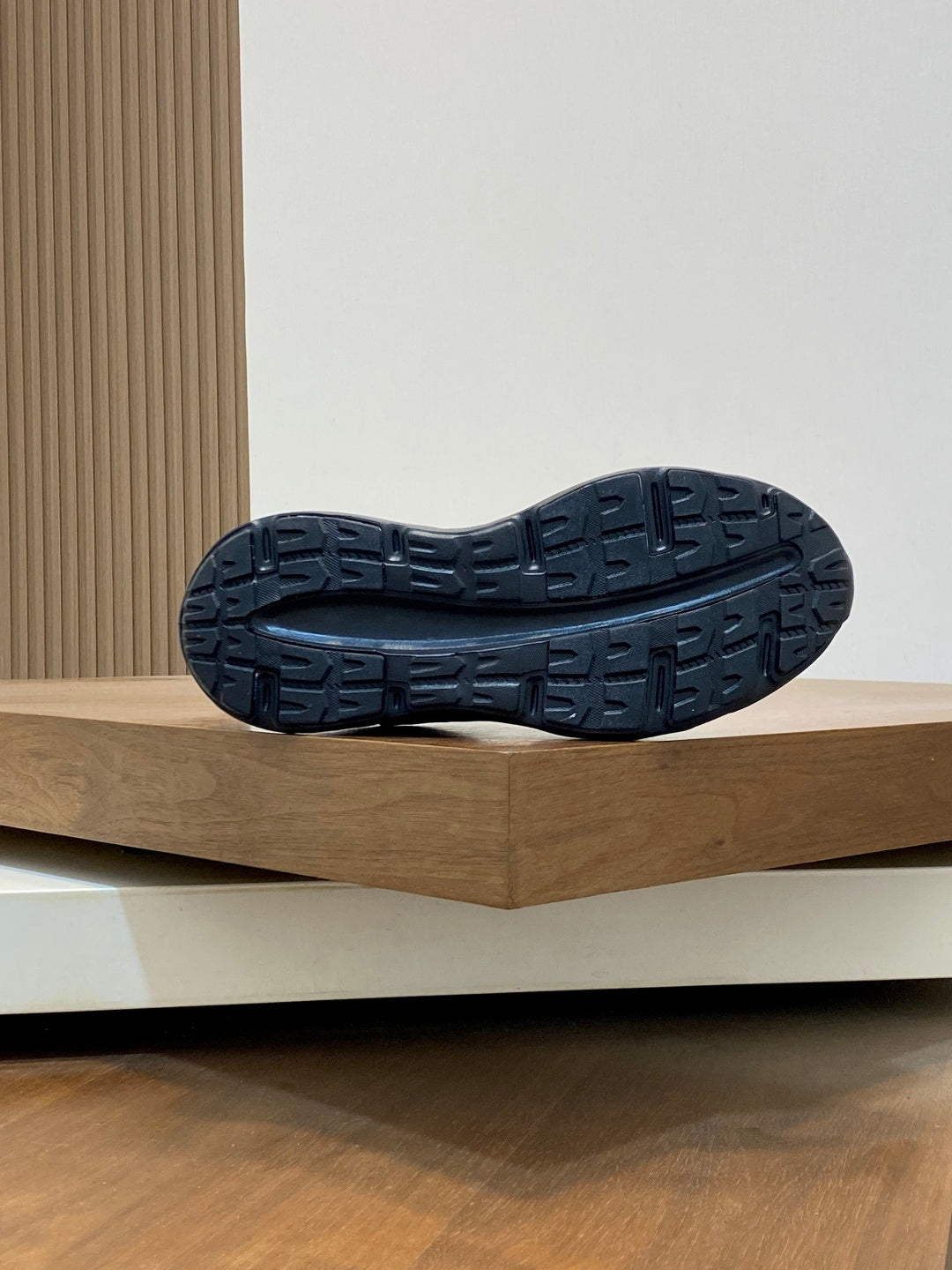 Moncler sneaker outsole with textured tread pattern
