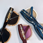 Set of Louis Vuitton sunglasses with assorted frames and tinted lenses
