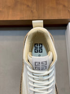 Givenchy sneaker tongue and laces detail with Greek key logo