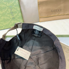 Gucci baseball cap lining with adjustable strap and size/brand tags