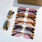 Bvlgari assortment of jeweled sunglasses with assorted colored lenses and frames