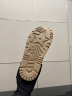 Beige rubber outsole tread with Dior logo, mule loafer
