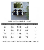 Size chart for jacket with chest and garment length measurements (cm)