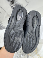 Amiri luxury shoes outsole in black with deep patterned rubber tread