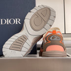 Dior unisex sneakers, outsole view with white tread and gray heel panel