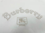 White T-shirt with large jeweled-style Burberry embroidered logo