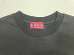 Dark Gucci T-shirt collar with GUCCI label