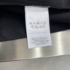 Interior care label on Dior long-sleeve shirt with fabric and wash instructions