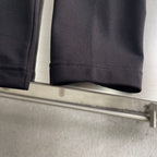 Black Dior long-sleeve shirt sleeve hem with stitched cuff