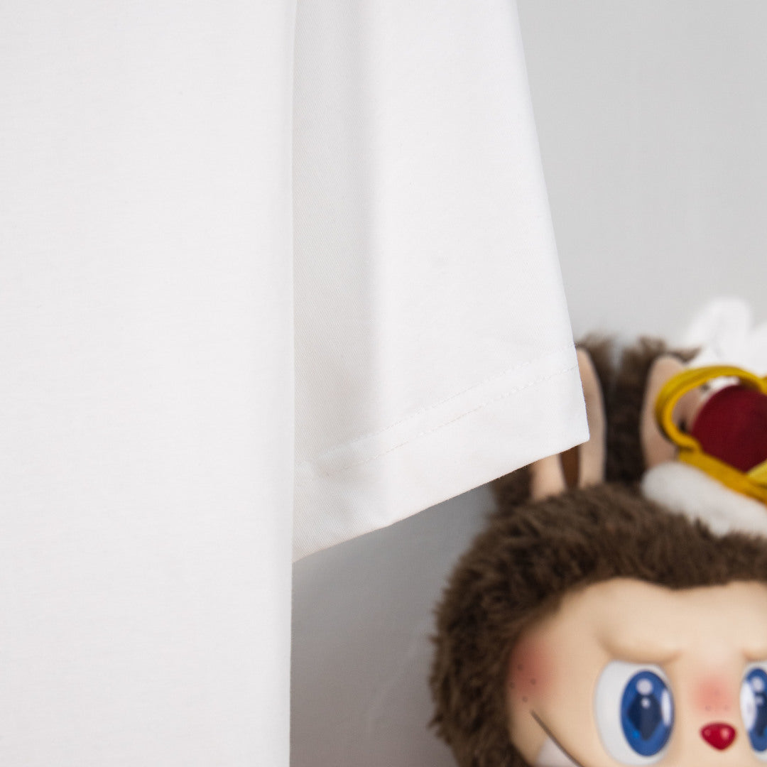 White Fendi T-shirt sleeve and side seam
