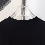 Black Dior T-shirt back neckline with ribbed collar