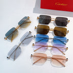 Cartier glasses assortment with mixed tinted lenses and gold or silver frames