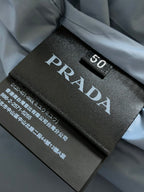 Prada size label 50 with care text on inner fabric