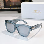 Dior sunglasses, blue frame with light blue tinted lenses