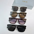 Assorted sunglasses set with white, tan, burgundy, and black frames