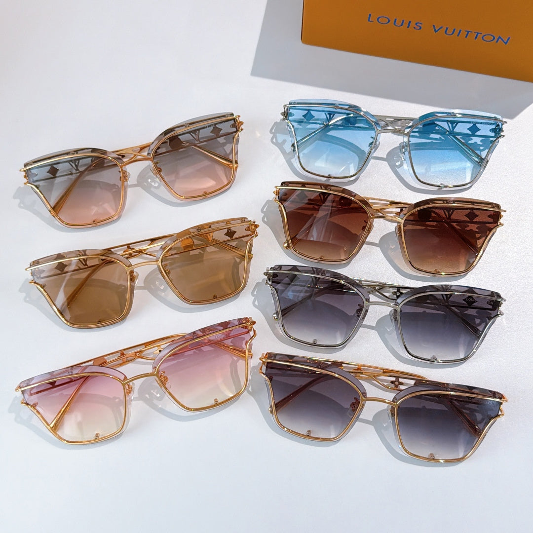 Louis Vuitton sunglasses assortment with mixed frames and tinted lenses