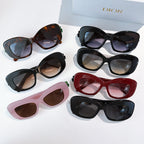Assorted Dior sunglasses in mixed frame colors, each with tinted lenses