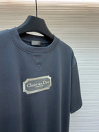 Dior crew-neck T-shirt with Christian Dior Couture logo patch at chest